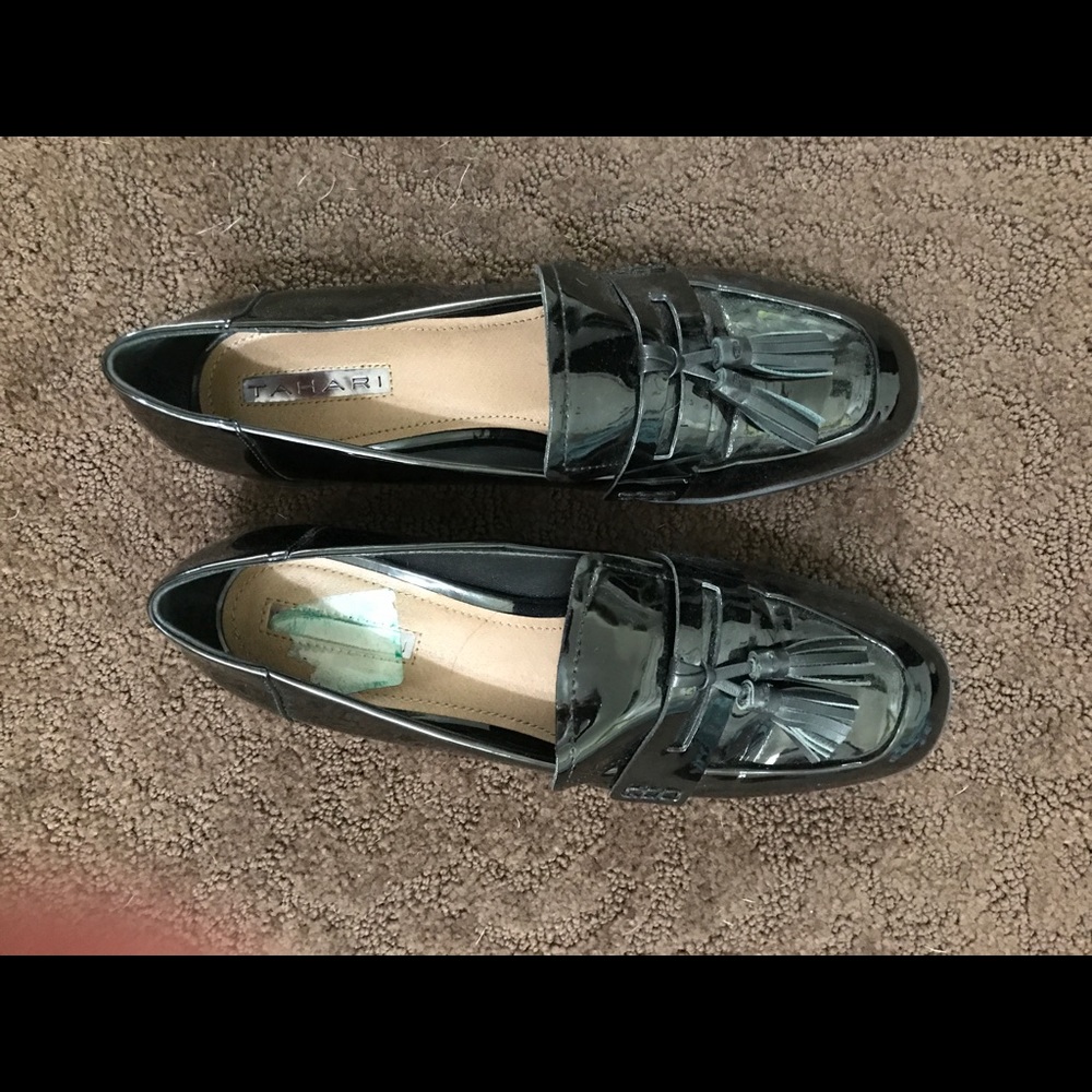 Black work shoes
